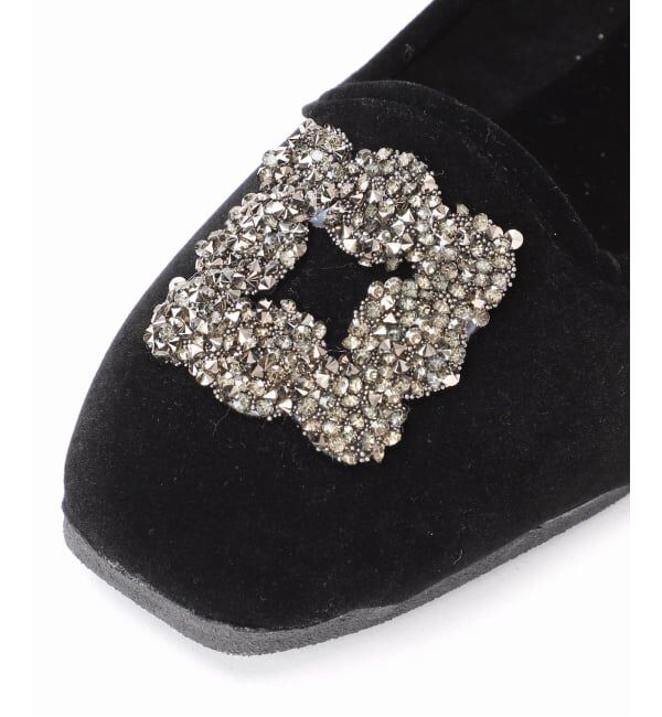 IENA「《WEB限定/追加》MALUS/マリュス VELVET BIJOU SHOES」|その他|