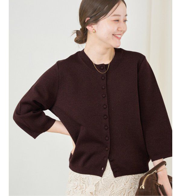 IENA「Debussyミニカーディガン」|カーディガン|