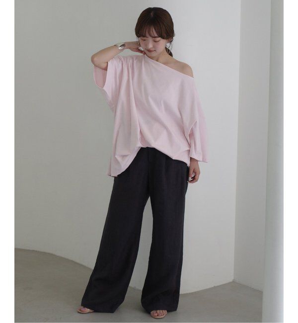 SLOBE IENA「《2枚セット》Plus by ONIT/オニット SLOBE別注 BIG TEE レギンスセット」|Tシャツ・カットソー|