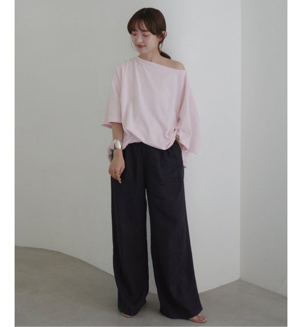 SLOBE IENA「《2枚セット》Plus by ONIT/オニット SLOBE別注 BIG TEE レギンスセット」|Tシャツ・カットソー|