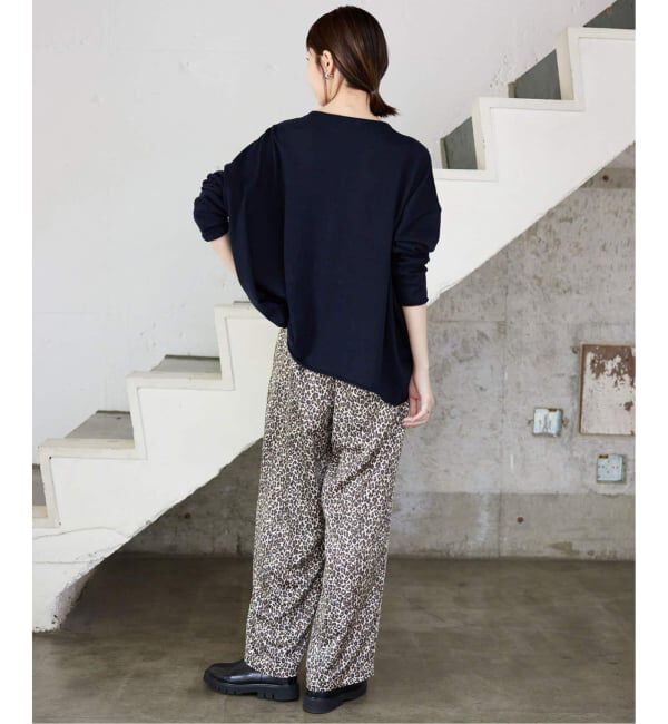 SLOBE IENA「《WEB限定/追加2》プリントサテンイージーパンツ」|その他|