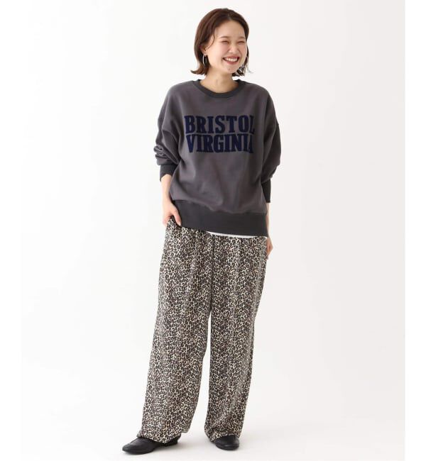 SLOBE IENA「《WEB限定/追加2》プリントサテンイージーパンツ」|その他|