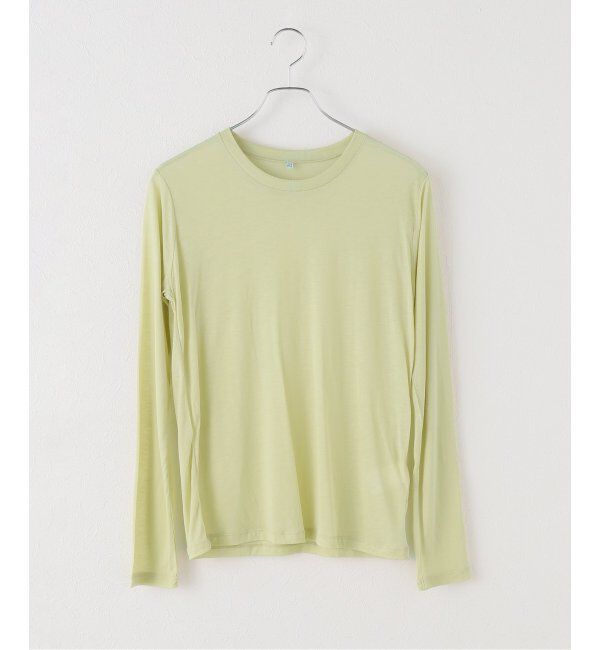 IENA LA BOUCLE「BASERANGE/ベースレンジ LONG SLEEVE Tシャツ TTLSBL-AU25」|Tシャツ・カットソー|カーキ