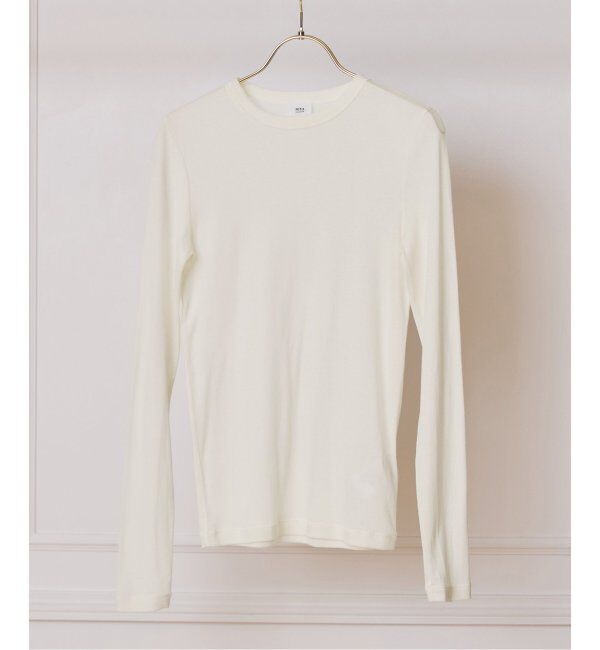 IENA LA BOUCLE「IENA LA BOUCLE シアーフライスプルオーバー」|Tシャツ・カットソー|ホワイト