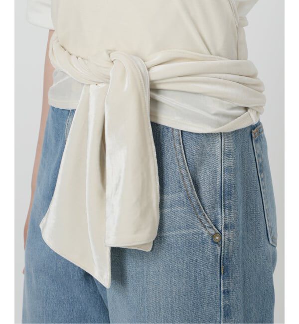 IENA LA BOUCLE「IENA LA BOUCLE トリアセベロアキャミソール」|キャミソール|