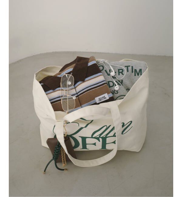 SLOBE IENA「《追加予約》LOUNA SLOBE別注 BIGトートバッグ」|トートバッグ|