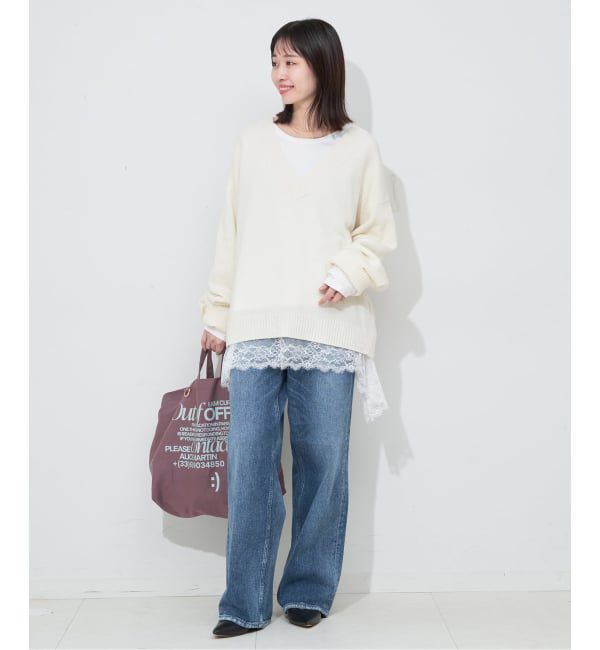 SLOBE IENA「《追加予約》LOUNA SLOBE別注 BIGトートバッグ」|トートバッグ|