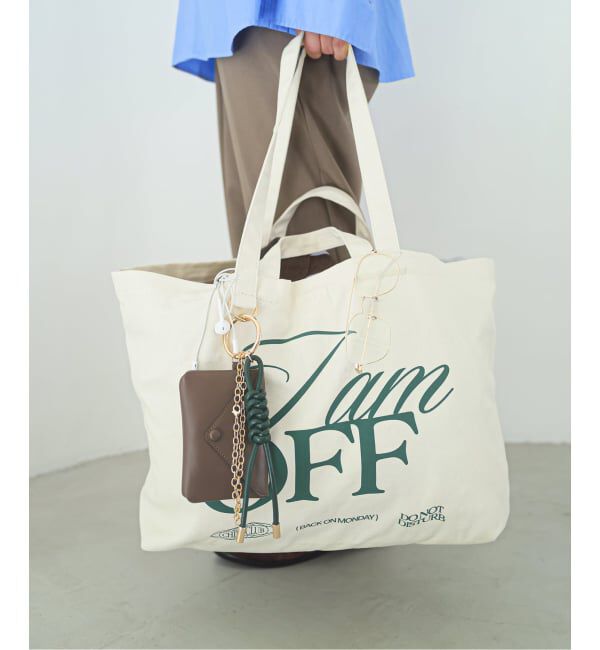 SLOBE IENA「《追加予約》LOUNA SLOBE別注 BIGトートバッグ」|トートバッグ|