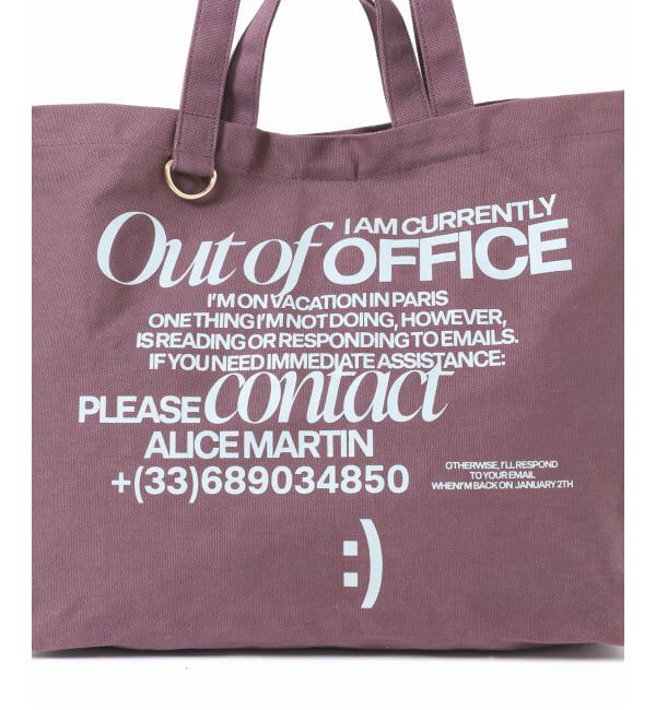 SLOBE IENA「《追加予約》LOUNA SLOBE別注 BIGトートバッグ」|トートバッグ|