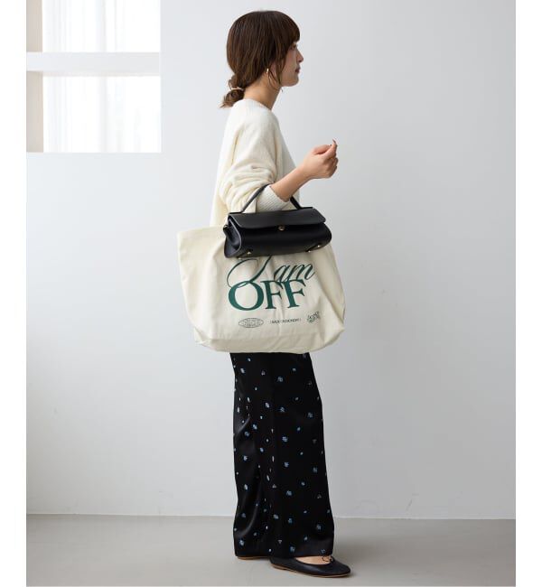 SLOBE IENA「《追加予約》LOUNA SLOBE別注 BIGトートバッグ」|トートバッグ|