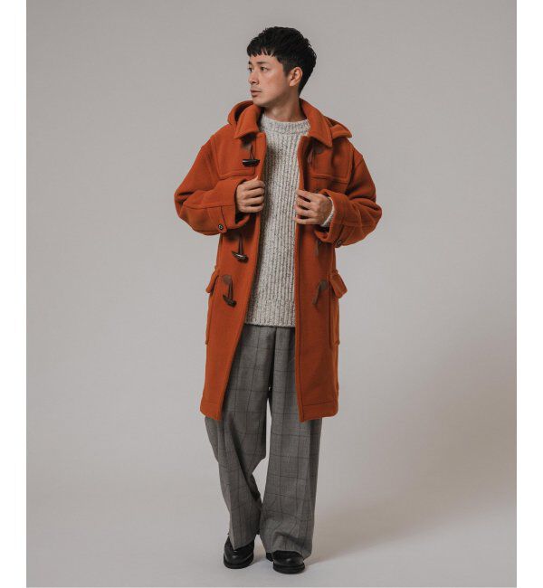 EDIFICE「INVERTERE(インバーティア) 別注 デタッチャブルヘリンボンダッフル」|ダッフルコート|