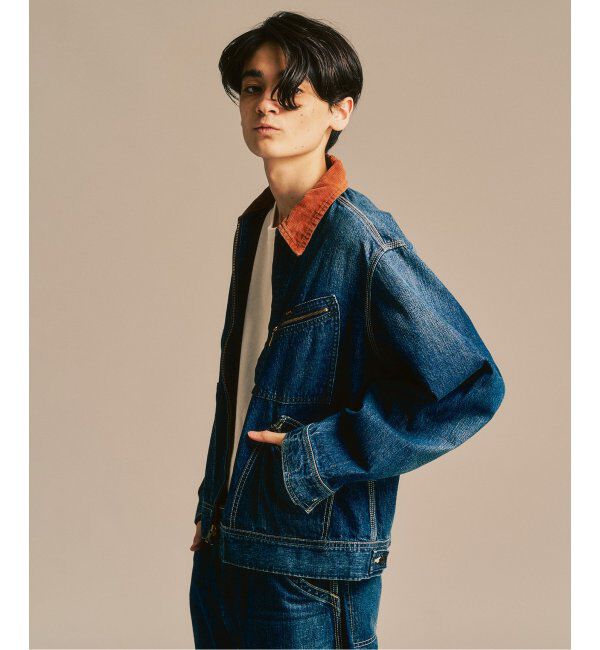 417 EDIFICE「【Lee / リー】417別注 91-B ジップブルゾン」|デニムジャケット|