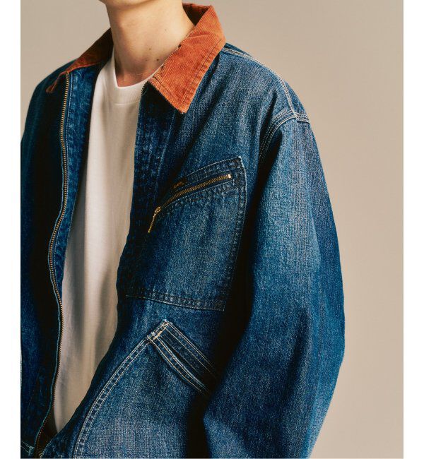 417 EDIFICE「【Lee / リー】417別注 91-B ジップブルゾン」|デニムジャケット|