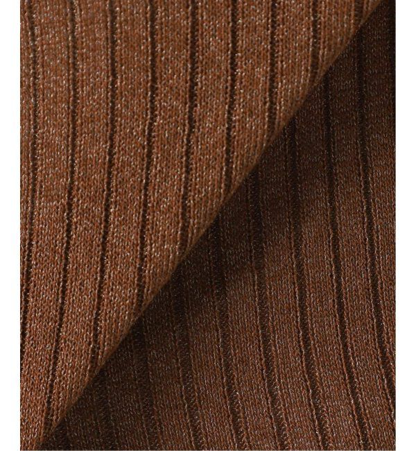 JOURNAL STANDARD relume「ラメ混リブポロプルオーバー」|ニット・セーター|