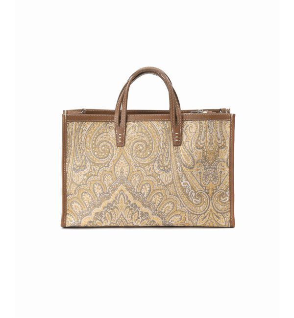 journal standard L'essage「【A VACATION/ア ヴァケーション】BREAD M YELLOW PAISLEY：トートバッグ」|トートバッグ|