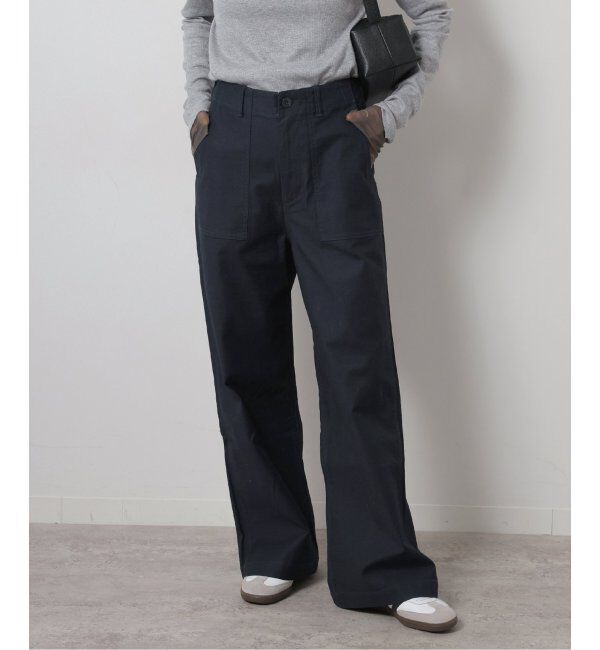 JOURNAL STANDARD relume「《追加15》ワイドベイカーパンツ」|カーゴ|ネイビー