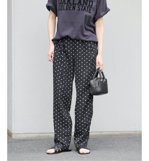 JOURNAL STANDARD relume「《WEB限定》ランダムドットイージータックパンツ」|その他|ブラック