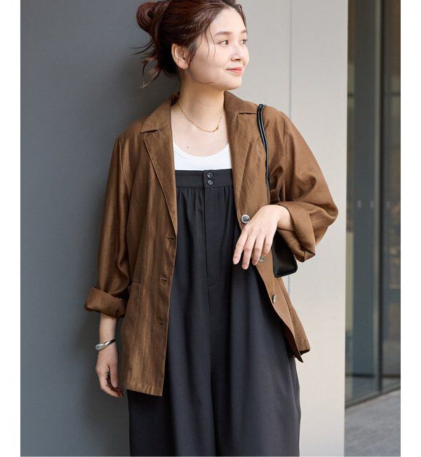 JOURNAL STANDARD「《追加2》ライトラフクロスジャケット」|テーラードジャケット|ブラウン