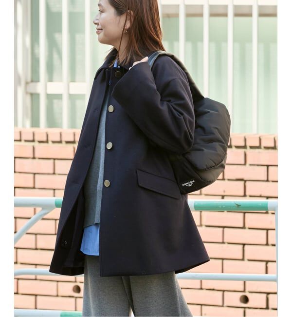 JOURNAL STANDARD「別注【TRADITIONAL WEATHERWEAR】LINTON JS MIDDLE」|ステンカラーコート|ネイビー