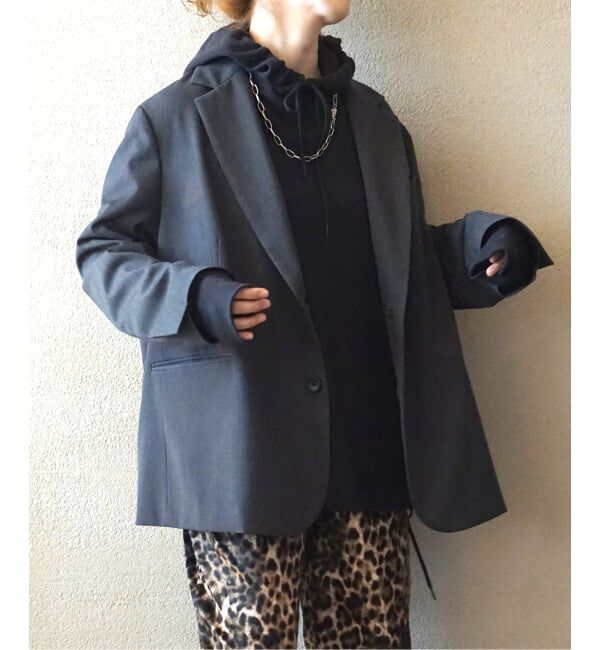 journal standard luxe「TWツイル ジャケット」|テーラードジャケット|グレー