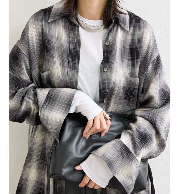 JOURNAL STANDARD「クルーネックコンパクトシアーロングT」|Tシャツ・カットソー|