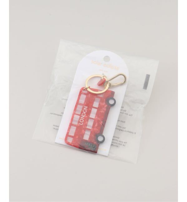 journal standard L'essage「【SOLAR ECLIPSE/ソーラーエクリプス】 London Bus Charm：キーチャーム」|キーケース|
