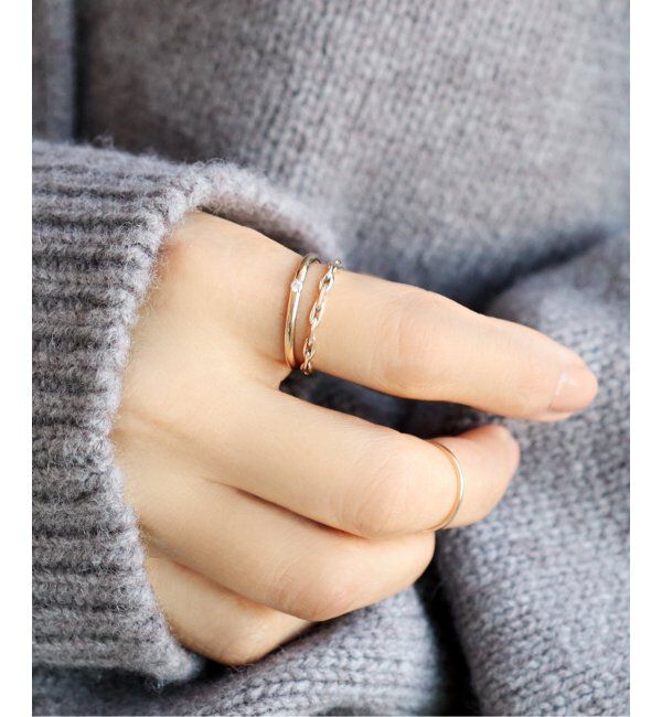 Lilas by Spick&Span「※チェーンモチーフリング K10」|リング|