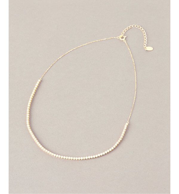 Lilas by Spick&Span「テニスネックレス K18」|ネックレス|