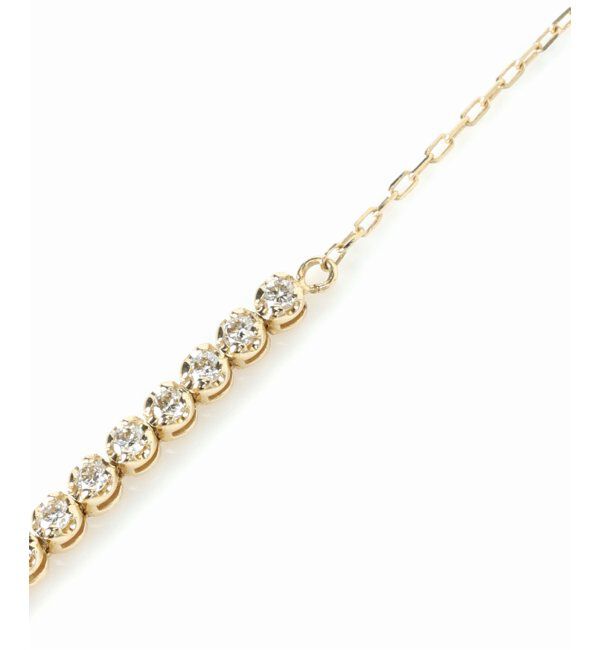 Lilas by Spick&Span「テニスネックレス K18」|ネックレス|
