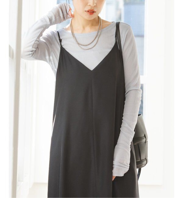 NOBLE「《追加》ビンテージツイルコンフォータブルキャミワンピース  6」|ワンピース|