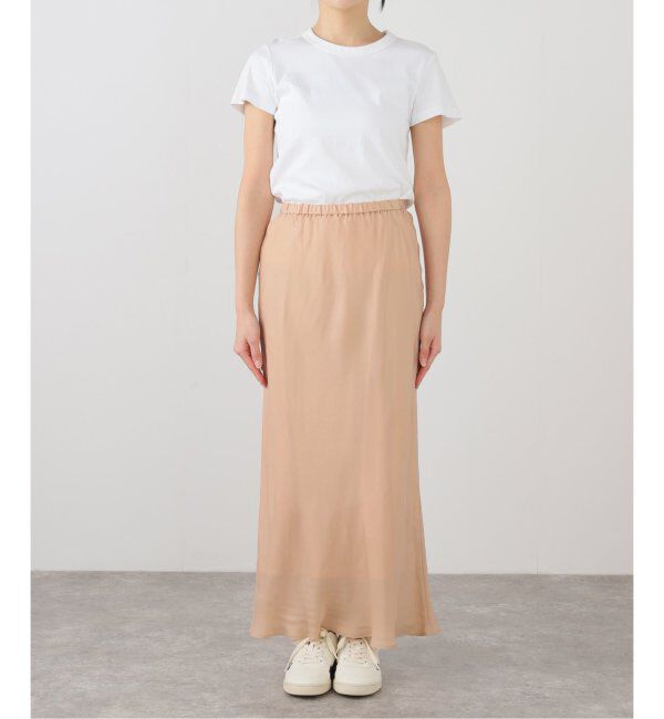 FRAMeWORK「≪追加≫シルキーキュプラバイアススカート2」|スカート|