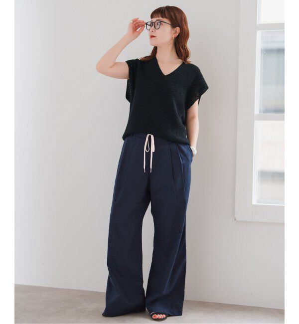 Spick and Span「コットンレーヨンドロストフレアパンツ」|その他|