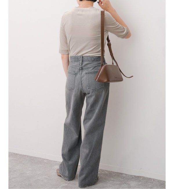 Spick and Span「《追加》ベロアハーフスリーブプルオーバー」|Tシャツ・カットソー|