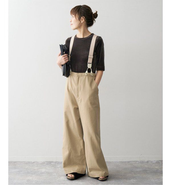 Spick and Span「《追加》ベロアハーフスリーブプルオーバー」|Tシャツ・カットソー|