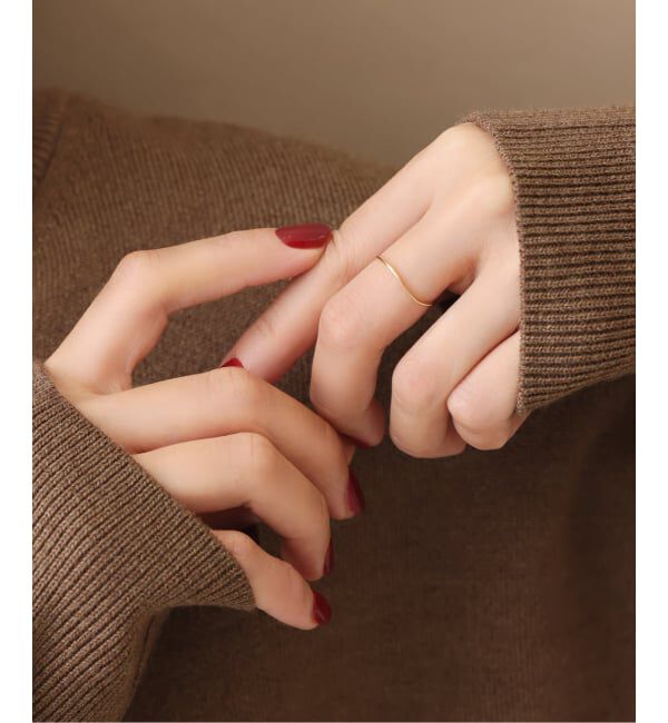 Lilas by Spick&Span「ユラギスリムリング K10」|リング|