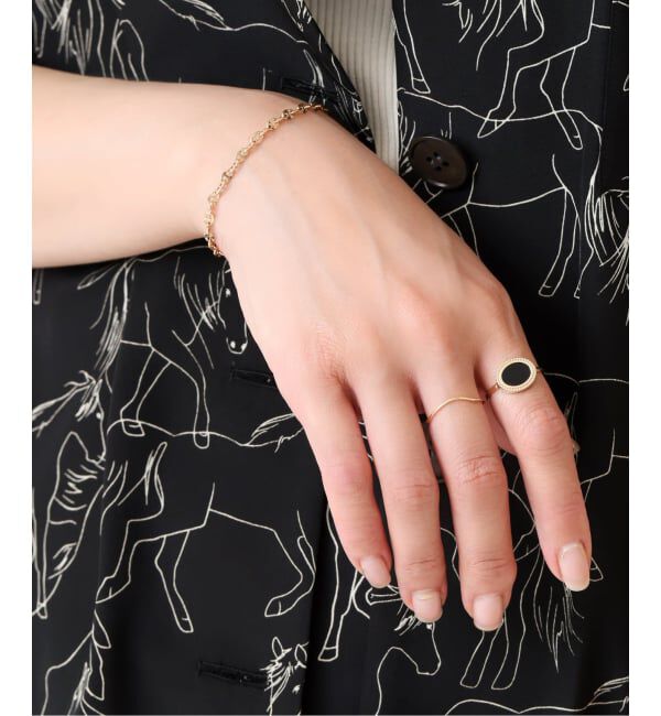 Lilas by Spick&Span「ユラギスリムリング K10」|リング|