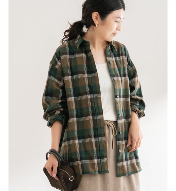 FRAMeWORK「ネルチェックシャツ」|シャツ・ブラウス|