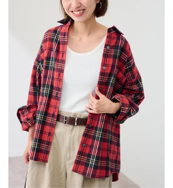 FRAMeWORK「ネルチェックシャツ」|シャツ・ブラウス|