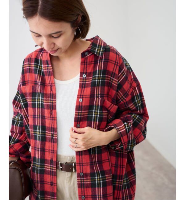 FRAMeWORK「ネルチェックシャツ」|シャツ・ブラウス|