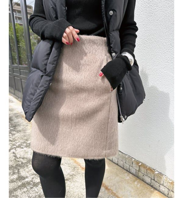 Spick and Span「《追加》シャギーミニスカート」|スカート|