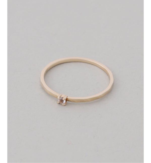 Lilas by Spick&Span「ホワイトトパーズカットリング K10」|リング|