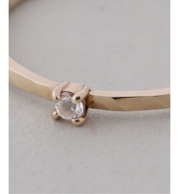 Lilas by Spick&Span「ホワイトトパーズカットリング K10」|リング|