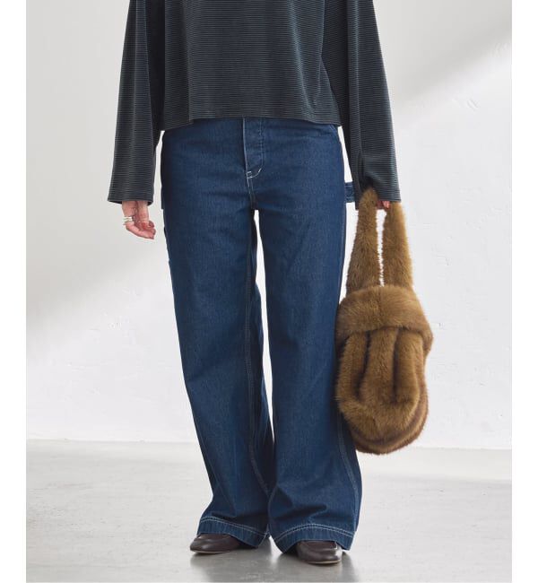 FRAMeWORK「UNION HERCULES/ユニオンヘラクレス MADE オーバーサイズペインターパンツ」|デニム|