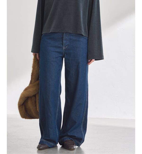 FRAMeWORK「UNION HERCULES/ユニオンヘラクレス MADE オーバーサイズペインターパンツ」|デニム|