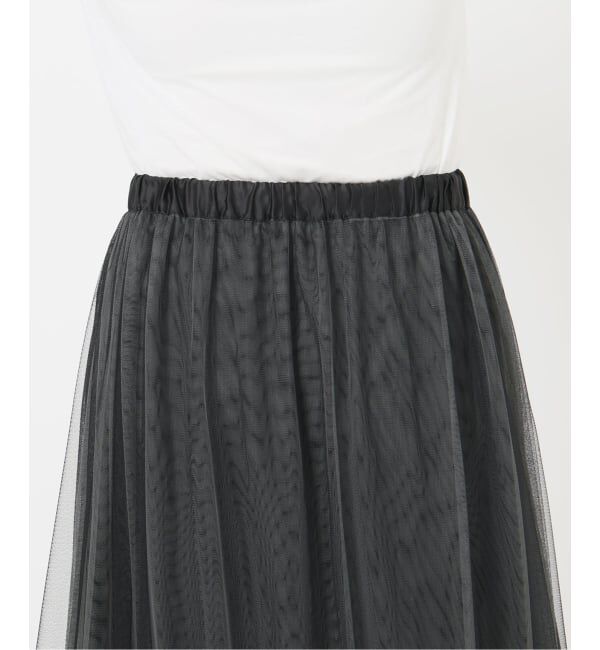  「【洗える】ランダムヘム2WAYチュールスカート」|スカート|