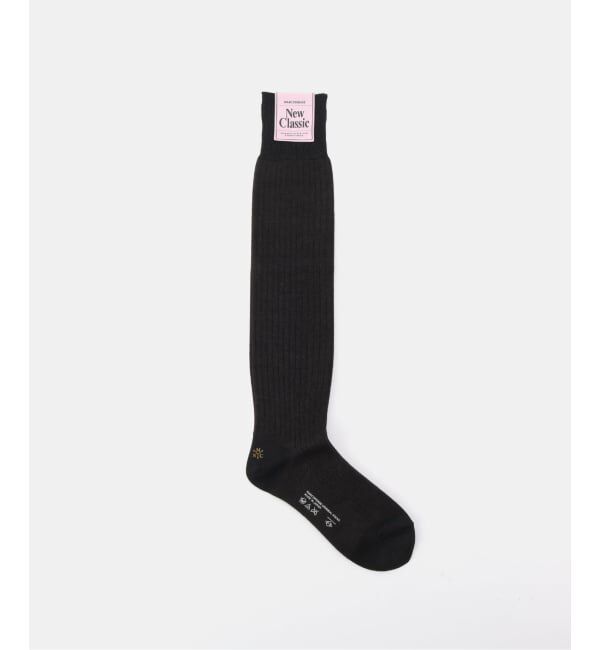 GRISE「MARCOMONDE/マルコモンド wool glitter high socks」|ソックス|グレー