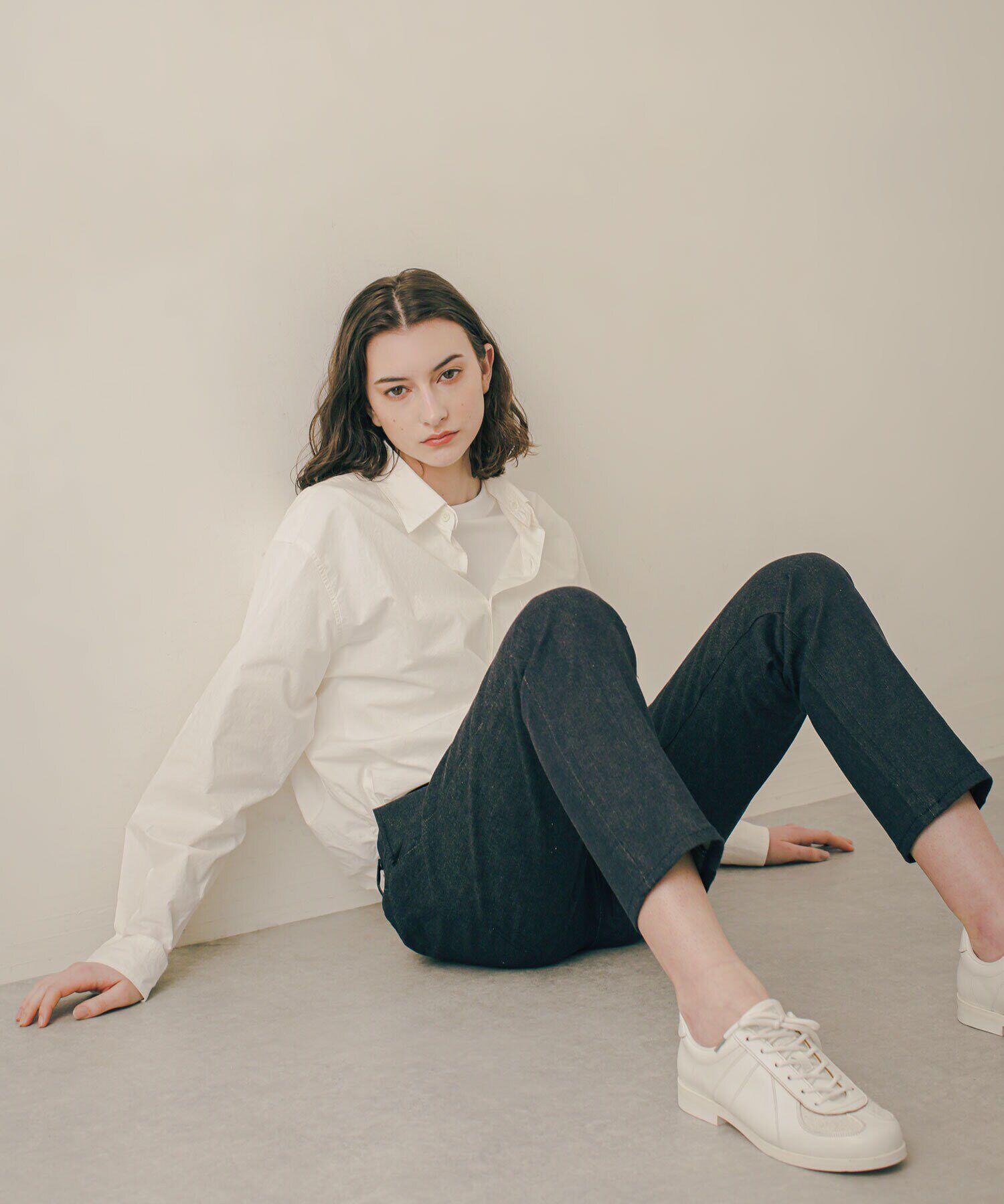 nano･universe「LB.03/｢ESSENTIAL LINE｣ノンフェイドスキニースラックス」|デニム|