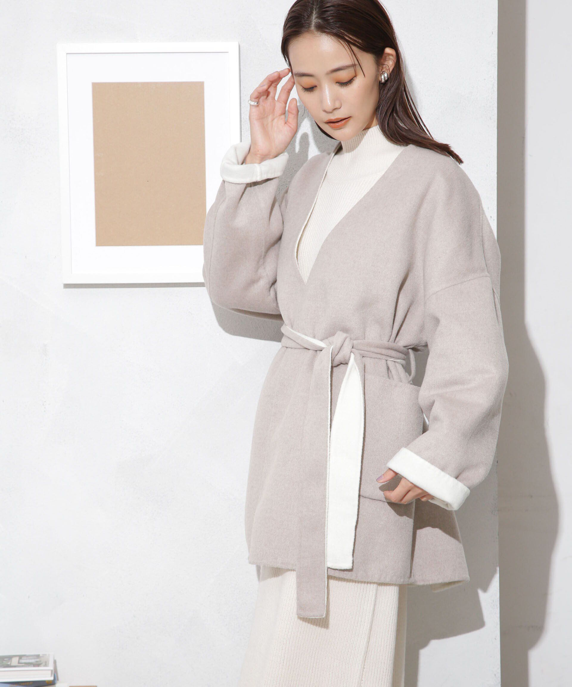 nano･universe「リバーガウンショートコート」|その他|