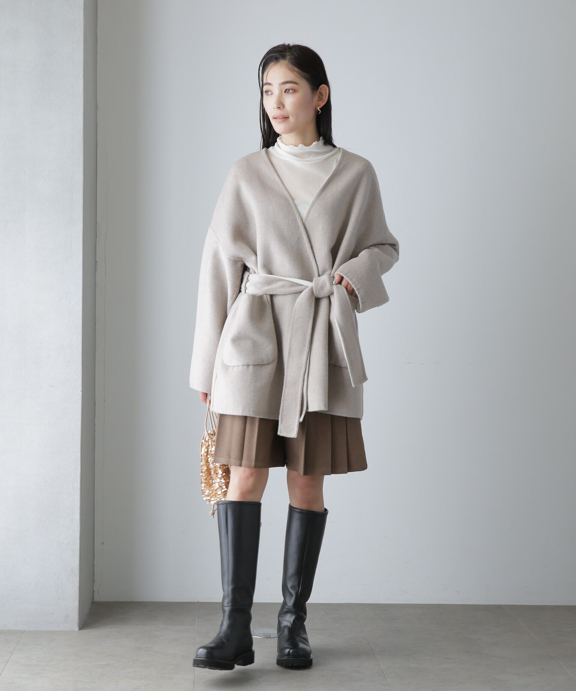 nano･universe「リバーガウンショートコート」|その他|