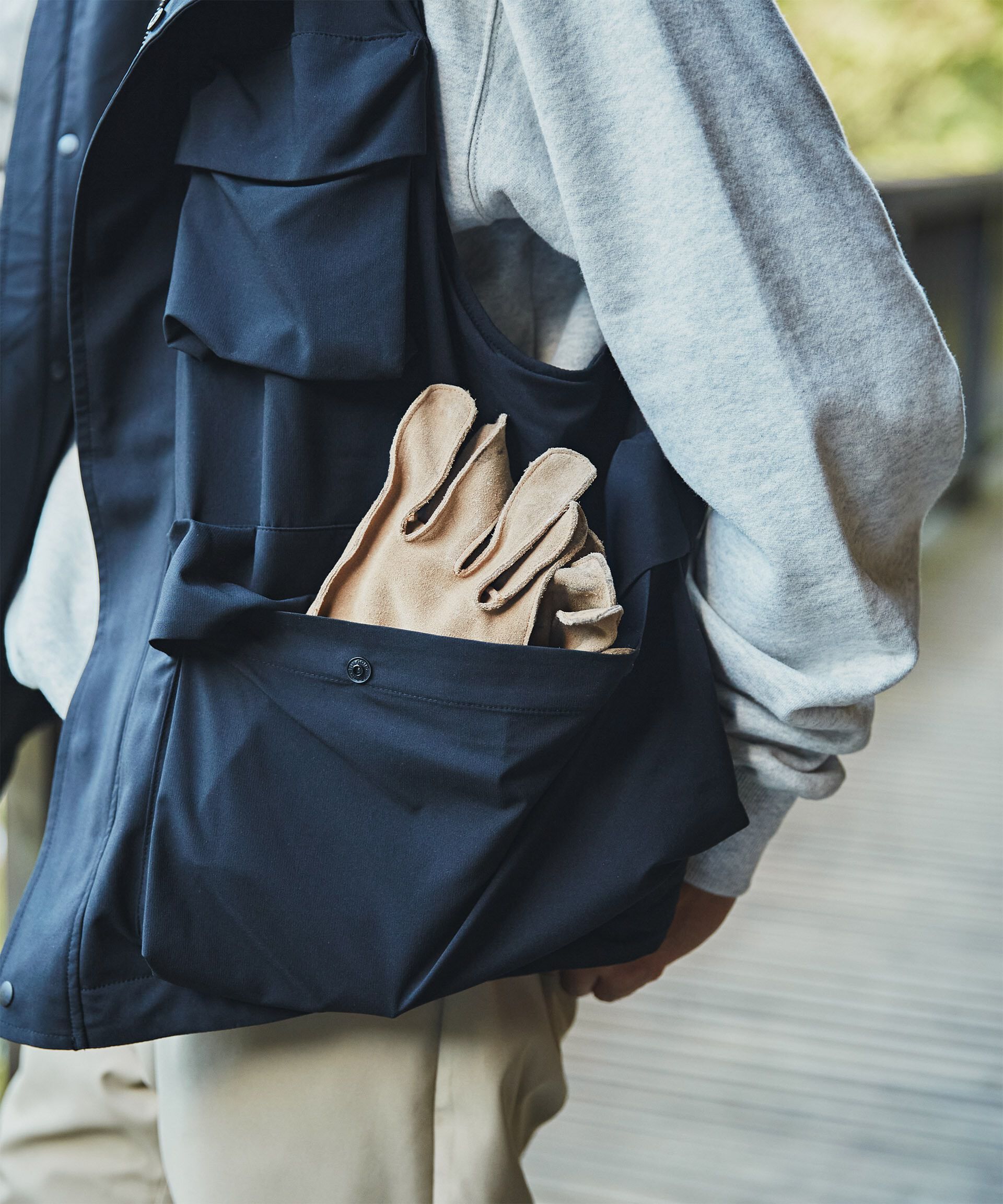 nano･universe「「Octa(R) CPCP(R)」ウォータープルーフカーゴベスト」|アウトドア|